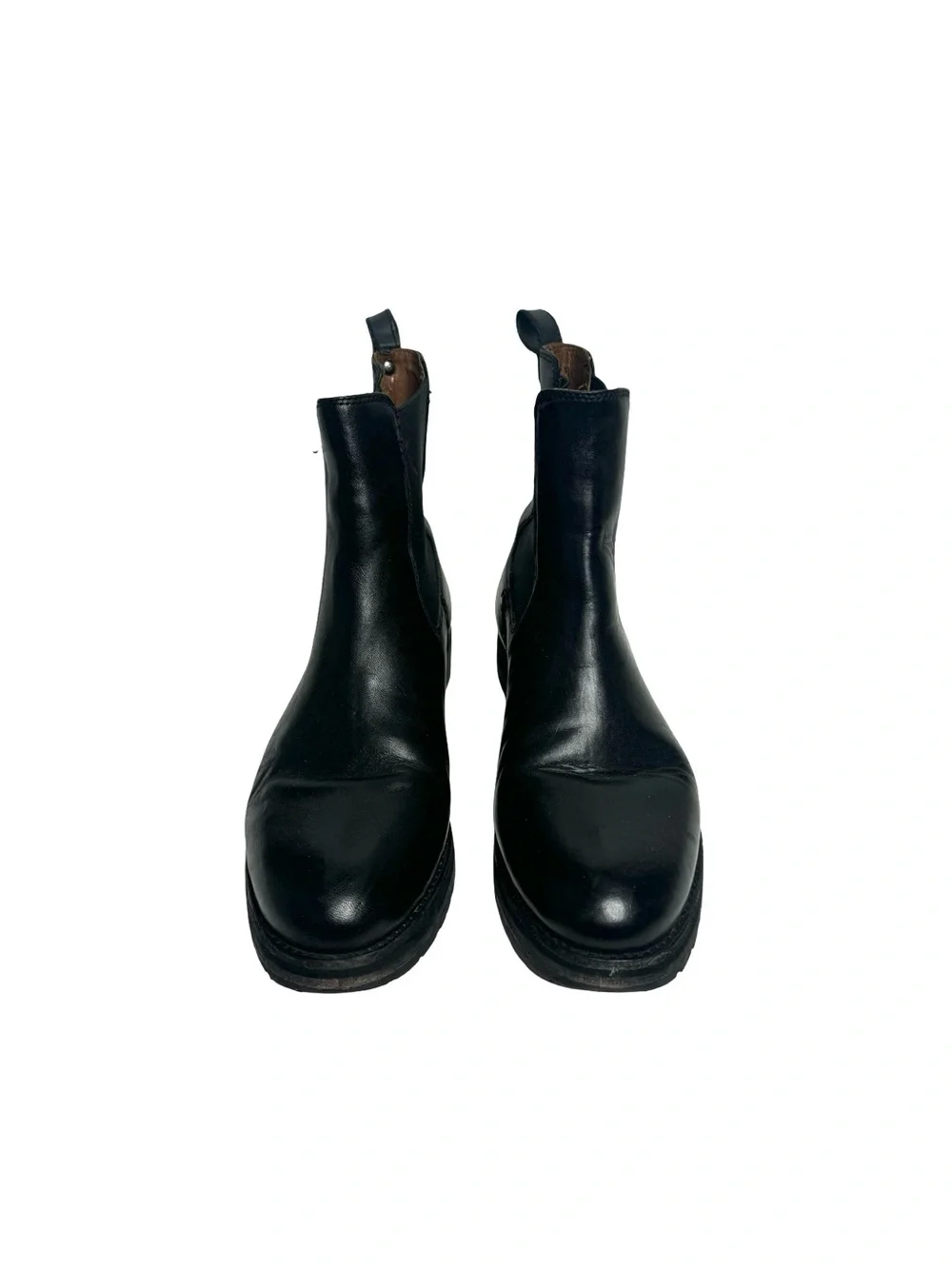 Frye | Melissa Double Sole Lug Chelsea Boot Black Leather 8